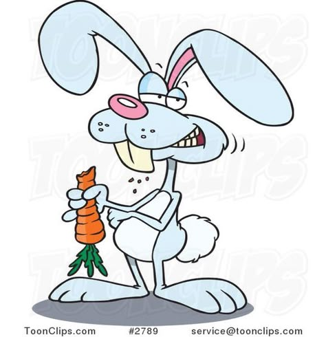 Rabbit Cartoon Drawing, Funny Rabbits, Bunny Eating, Easter Drawings, Easter Paintings, Rabbit Photos, Clip Art Pictures, Funny Paintings, Book Artwork