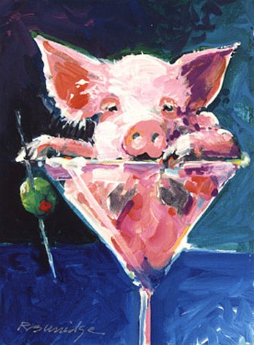 Robert Burridge, Pig Painting, Pigs Fly, Pig Art, Still Lifes, Baby Pigs, Party Animal, Wow Art, Cute Pigs