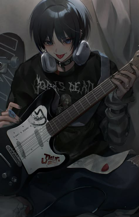 Art by @HAMUKAERU666 on Twitter Scaramouche Guitar, Genshin Matching Wallpaper, Wanderer Scaramouche, Wanderer Art, Anime Show, Scaramouche Wanderer, Genshin Art, Fanarts Anime, Cutie Patootie