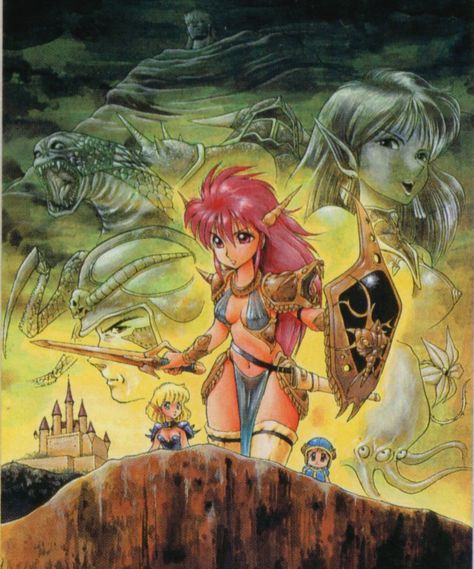 Dragon Half  -  Mink  #DragonHalf Dragon Half, Retro Games Room, 90 Style, Japanese Video Games, Old Anime, 90s Anime, Dark Ages, Female Character Design, Fantasy World