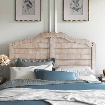 Wood Panel Headboard, Open Frame Headboard, Snow Hill, Kelly Clarkson Home, Headboard Ideas, Decorating Farmhouse, Wingback Headboard, Diy Headboards, Diy Headboard