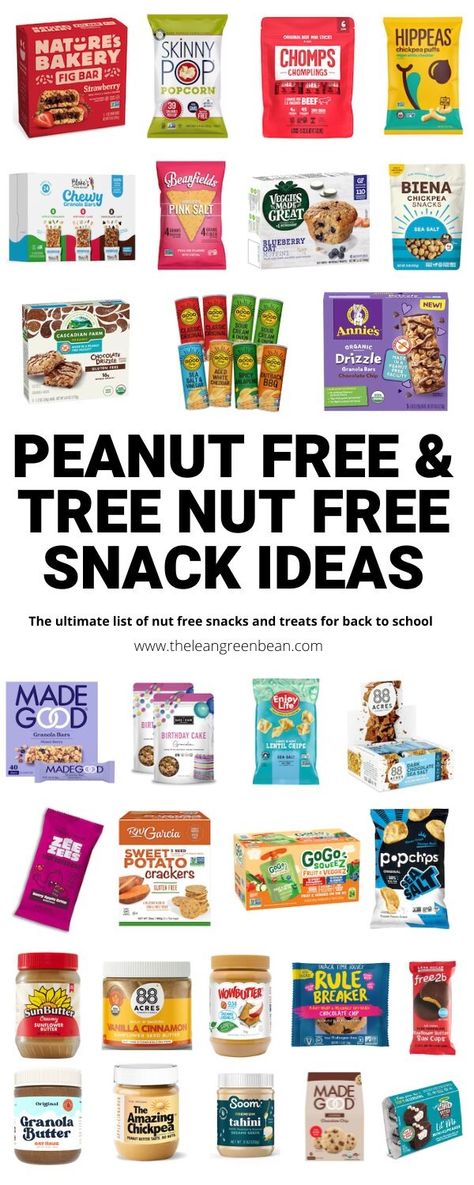 Peanut-Free & Tree Nut-Free Packaged Snacks 7 Peanut Butter Replacement, Allergy Free Snacks, Quaker Rice Cakes, Peanut Free Snacks, Strawberry Popcorn, Best Granola Bars, Peanut Butter Alternatives, Snacks To Buy, Nut Free Snacks