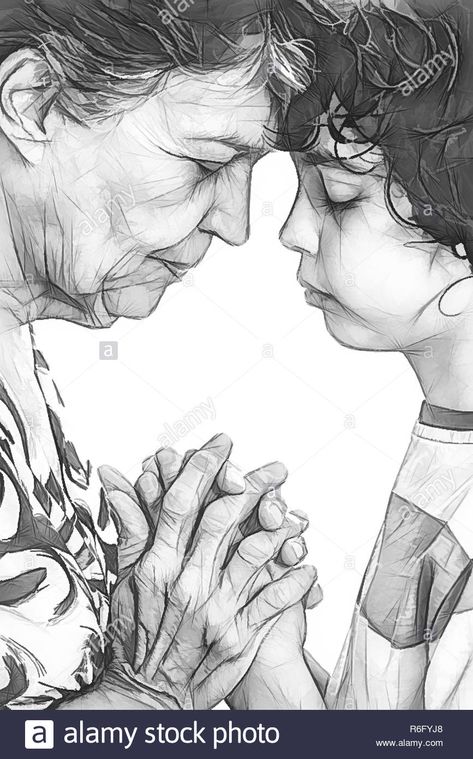 Grandmother And Grandson, 1 John 4 7, Mother Daughter Photography Poses, Praying Together, Heroes Book, Grandmothers Love, Pencil Sketch Images, Mother Daughter Photography, Christian Devotions