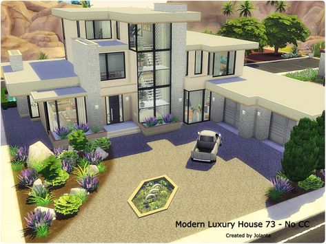 The Sims Resource - Modern Luxury House 73 - No CC Art Gallery Interior Design, Korean Interior Design, Birthday Decoration Ideas At Home, Gallery Interior Design, Interior Design Japanese, Modern Luxury House, Joanna Gaines House, Sims 4 Modern House, Big Modern Houses