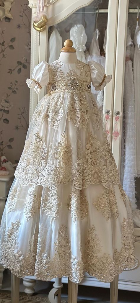 Marie Antoinette Party, Babies Fashion, Baptism Gown, Christening Gown, First Communion Dresses, Communion Dresses, Christening Gowns, Embroidery Lace, Marie Antoinette