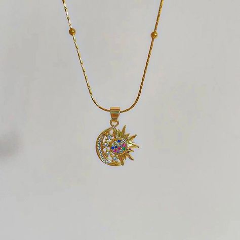 Miiriya on Twitter: "The Moon, the Stars, & the Sun Necklace https://t.co/EqqzgJDrmO" / Twitter Sun Moon Star Necklace, Moon Star Necklace, Sun Necklace, Sun Moon Stars, A Necklace, Moon Star, Sun Moon, Star Necklace, Stars And Moon