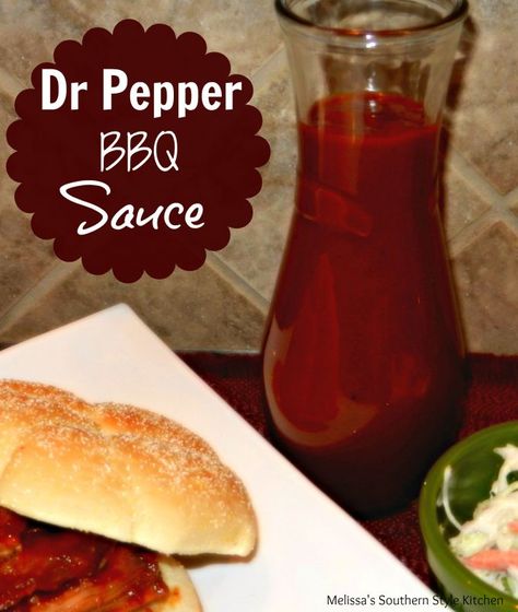 Bbq Rib Sauce, Dr Pepper Bbq Sauce, Pepper Bbq Sauce, Southern Style Kitchen, Rib Sauce, Homemade Bbq Sauce, Barbecue Sauce Recipes, Barbecue Ribs, Bbq Sauces