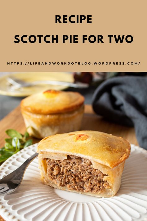 Scotch Pie Recipe, Pie Board, Scottish Dishes, Meat Pie Recipe, Ramekin Dishes, British Recipes, Scottish Recipes, Meat Pies, Pies Maker