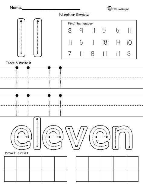 Number 11 Preschool Activities, Number 11 Activities, Number 11 Crafts For Preschoolers, Number 11 Activities For Preschool, Number 11 Worksheets For Preschool, Number 11 Worksheet, Preschool Number Tracing, Letter R Activities, Kindergarten Numbers