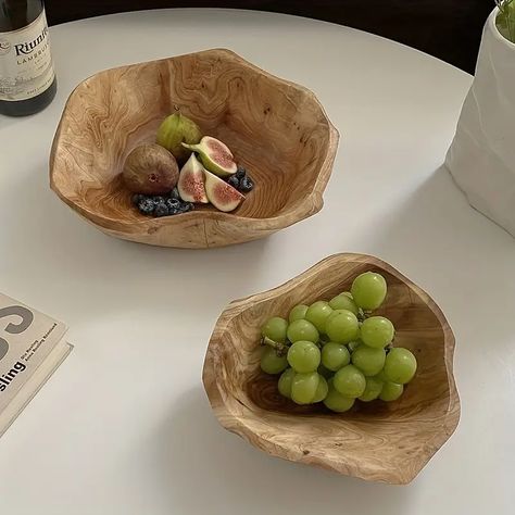 Large Capacity Wooden Snack Plate Fruit Pot Creative Natural - Temu New Zealand Modern Kitchenware, Wooden Fruit Bowl, Aesthetic World, Wooden Fruit, Retro Living Rooms, Inspo Quotes, Kitchen Bowls, Snack Tray, Kitchen Design Decor