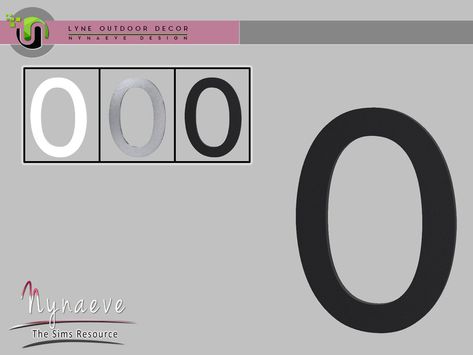 Sims 4 Number Cc, Sims 4 Cc House Number, Sims 4 House Number Cc, Ria Core, Furniture Cc, Cc Shopping, Wall Letter, Mini Office, Casas The Sims 4