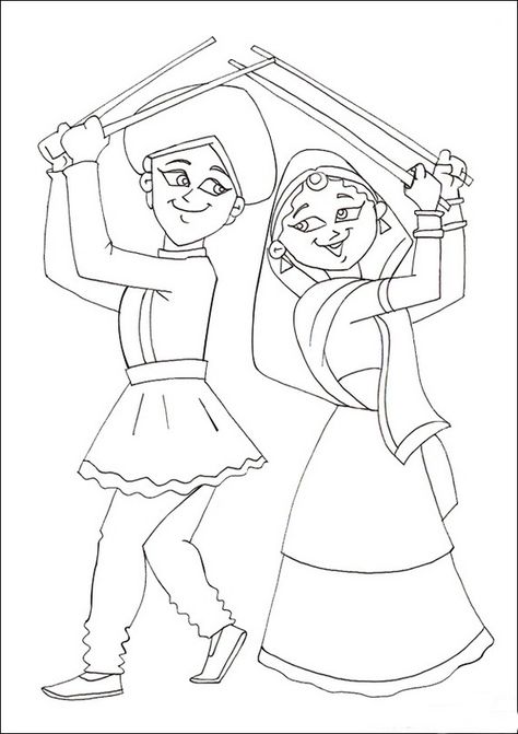 Navratri _Coloring_ Pages__16 Navratri Drawing Ideas, Drawing Ideas Easy For Kids, Navratri Drawing, Drawing Ideas Sketch, Christmas Crafts Sewing, Ideas Sketch, Good Over Evil, Dancing Drawings, Drawing Ideas Easy