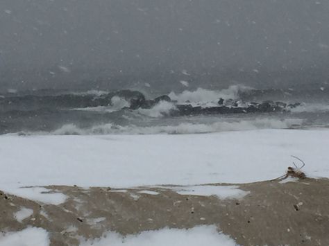 Winter Ocean Aesthetic, Spring Lake Nj, Mary Margaret, Ocean Springs, Spring Lake, January 7, Great House, Snow Storm, Let It Snow