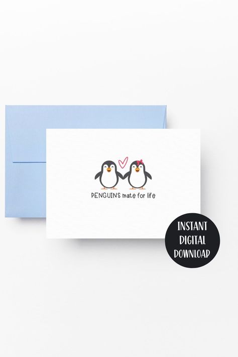 You're My Penguin Pun Card, Instant digital download.
Check out my Etsy Shop for more pun cards for all occasions. Penguin Puns, Pun Cards, Love You Cute, Cute Puns, Pun Card, Happy Anniversary, Puns, I Love You, Birthday Cards