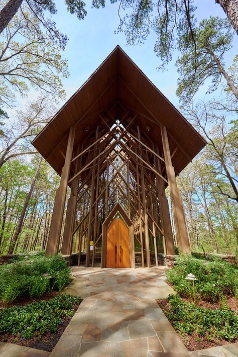 Anthony's Chapel | Located at the 'Garvan Woodland Gardens' … | Flickr Hot Springs Arkansas Chapel, Garvan Woodland Gardens Wedding, Anthony Chapel Arkansas, Garvan Woodland Gardens, Anthony Chapel, Woodland Gardens, Hot Springs Arkansas, Space Ideas, Woodland Garden