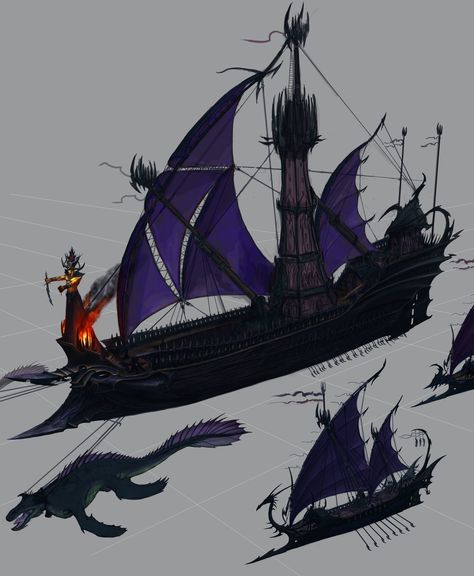 ArtStation - Warhammer Age of Reckoning Shield, Michael Phillippi Dnd Pirate Ship Art, Grimm Rwby, Warhammer Vehicles, Fantasy Ship, Pirate Ship Art, Dark Eldar, Fantasy Battle, Concept Ships, Dungeons And Dragons Homebrew