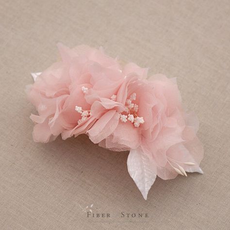 Pure Silk Bridal Flower Comb Blush Pink Bridal Floral Comb, Spring Wedding Headpiece, Pink Flower Bridal Headpiece, Flower Bridal Hairpiece by FiberStone on Etsy https://www.etsy.com/listing/125760657/pure-silk-bridal-flower-comb-blush-pink Pink Wedding Hair Accessories, White Bridal Flowers, Bridal Flower Comb, Bridal Floral Headpiece, Bridal Hairpiece, Floral Comb, Headpiece Bridal, Flower Comb, Blush Pink Weddings