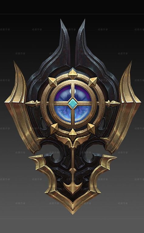 D D Items, Hand Painted Textures, Fantasy Props, Game Props, 카드 디자인, Shield Design, Fantasy Armor, Game Icon, Armor Concept