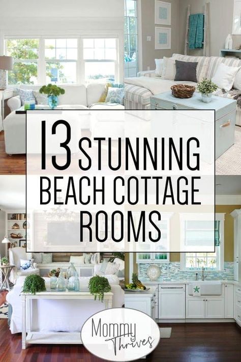 #modernfarmhouse #farmhousehomedecor #rusticdecor Bedroom Beach Decor, Farmhouse Beach Decor, Beach Decor Ideas, Cottage Rooms, Beach Decor Living Room, Farmhouse Beach, Bedroom Beach, Deco Marine, Coastal Farmhouse Decor