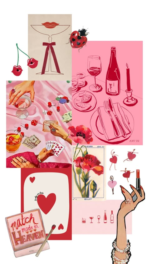 galentines dinner party mood board #valentines #dinnerparty #inspo #pink Holiday Mood Board, Valentines Brunch, Cherry Cocktail, Dinner Party Themes, Dinner Event, Valentine Dinner, Galentines Party, Birthday Brunch, Golden Birthday