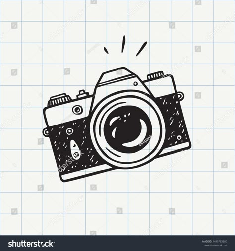 Photo camera doodle icon. Hand drawn sketch in vector #Ad , #paid, #doodle#icon#Photo#camera Camera Sketch Tattoo, Canon Camera Drawing, Photo Camera Drawing, Cute Camera Drawing, Simple Camera Tattoo, Camera Drawing Sketches, Camera Drawing Simple, Camera Drawing Art, Photography Doodle