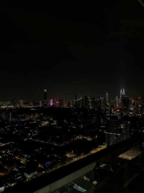 Kuala Lumpur Night View, Kl Aesthetic, Kuala Lumpur Aesthetic, Night Kuala Lumpur, Floor Aesthetic, Wallpaper City, Kuala Lumpur City, Dark House, View Wallpaper