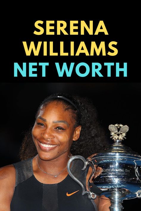 Serena Williams is an American professional tennis player who has won 23 Grand Slam singles titles. Find out the net worth of Serena Williams.  #SerenaWilliams #SerenaWilliamsnetworth Serena Williams Workout, Quotes Husband, Serena Williams Tennis, Alexis Ohanian, Venus And Serena Williams, Williams Tennis, Professional Tennis Players, Venus Williams, Tennis Player