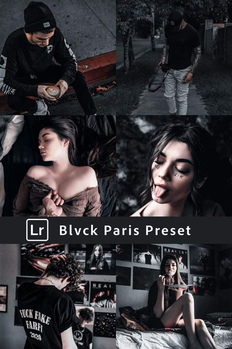 Blvck Paris, Black Paris, Free Lightroom Presets Portraits, Free Lightroom Presets, Lightroom Presets Portrait, Preset Lightroom, Lightroom Mobile, Lightroom Presets, Lightroom