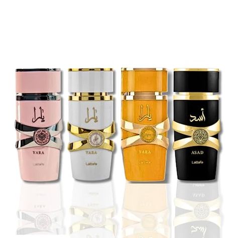 Lattafa Perfumes Yara,Yara Moi,Yara Tous & Asad EDP-100ml(3.4 oz) (XTRA VALUE PREMIUM) Perfume Collection Fragrance, Long Lasting Perfume, Signature Fragrance, Perfume Scents, Vanilla Fragrance, Perfume Lover, Tropical Fruits, Malbec, Perfume Collection