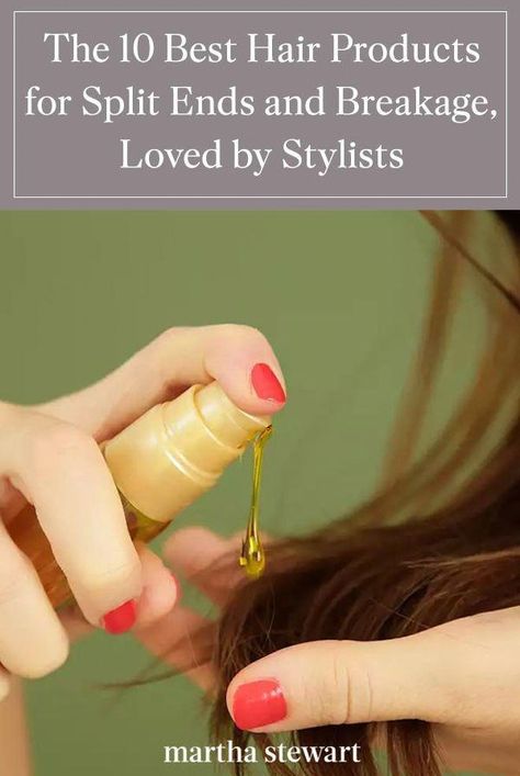 These are the best hair products for split ends, according to hairstylists. Here, shop products that will help you repair your own split ends and breakage. #marthastewart #lifestyletips #nailstrendingnow #beautytips #hairstyles #skincareadvice Products For Split Ends, Dry Hair Ends, Natural Hair Repair, Products For Damaged Hair, Best Hair Serum, Split Ends Hair, Stop Hair Breakage, Best Hair Products, Best Hair Mask