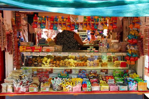 Another killer Mexican candy store on Olvera Street. Mexican Candy Store, Mexican Store, Bodega Store, Mexican Grocery Store, Snack Rack, Olvera Street, Foodie Photography, Mexican Street Food, Mexican Candy