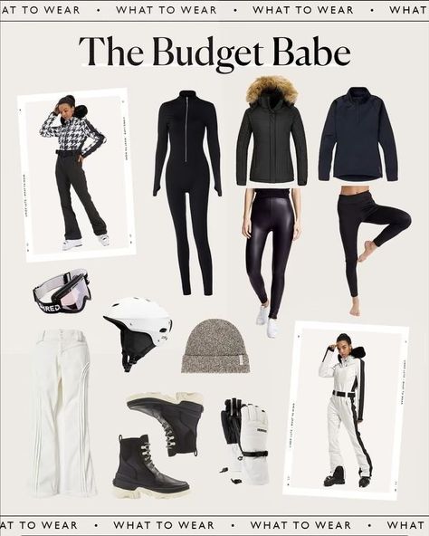 Wanting to hit the slopes in style, but on a budget? These chic options are not only perfect for your next ski trip, but budget-friendly too!Burton makes quality ski gear at a great price. They have awesome base ski layers, ski hats, faux fur hooded jackets and lace up booties. I love creating chic ski outfits for women! Tap to shop this post for your next ski vacation Ski Trip Outfits For Women, Ski Vacation Outfits, Ski Looks, Ski Essentials, Ski Layers, Ski Outfits For Women, Womens Ski Outfits, Ski Outfit For Women, Outfit Ideas For Winter