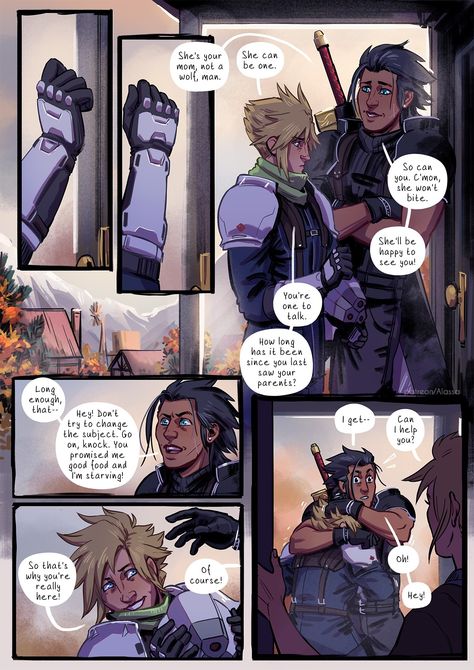 Zack X Cloud, Zack Fair, Crisis Core, Storyboard Artist, Cloud Strife, Final Fantasy Xv, Final Fantasy Vii, Freelance Illustrator, Kingdom Hearts