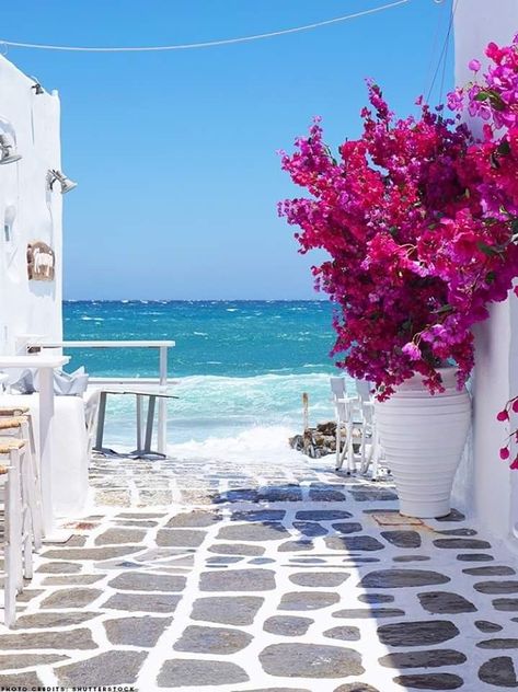 Mykonos, Greece #honeymoonideas #honeymoontrip Romantic Destinations, Mykonos Greece, Visiting Greece, Honeymoon Travel, Island Getaway, Vacation Places, Beautiful Places To Travel, Greece Travel, Greek Islands