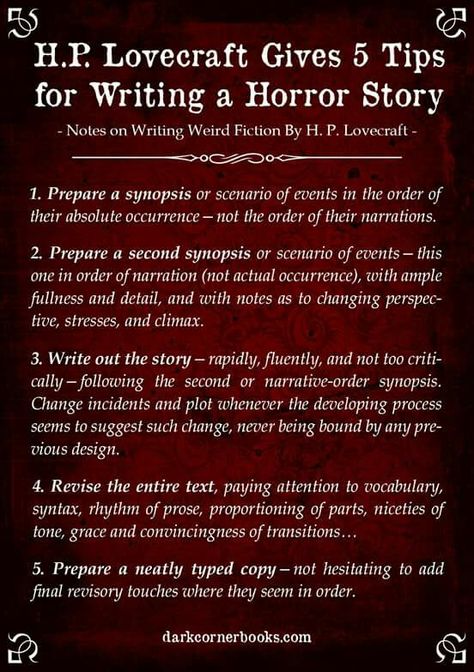 Writing A Horror Novel, How To Write Psychological Horror, Eldritch Horror Writing, How To Write Horror Scenes, How To Write Horror Stories, How To Write Horror, Horror Storyboard, Horror Writing Tips, Horror Story Ideas