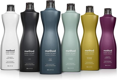 AmazonSmile: Method Liquid Dish Soap, Basil, 18 Ounce (Pack of 6): Prime Video Dish Washing Liquid Packaging Design, Method Dish Soap, Detergent Bottle Design, Liquid Soap Label Design, Liquid Hand Soap Packaging, Plastic Bottle Design, Soap Packaging Design, Shampoo Design, Olive Oil Packaging