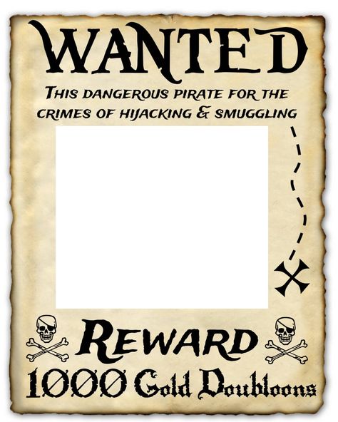 Wanted pirate reward sign Pirate Picture Frame, Pirate Signs Printable, Pirate Wanted Poster Printable, Wanted Pirate Poster, Pirate Party Crafts, Pirate Theme Crafts, Pirate Bachelorette Party, Pirate Props Diy, Pirate Wanted Poster