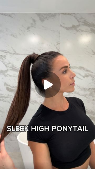 Ainsley Rodriguez on Instagram: "10 MIN SLEEK HIGH PONYTAIL
.
Perfect hairstyle for those dirty hair days!
.
This is my go-to and so easy and simple 🥰
.
#hairtutorial" Sleek High Ponytail, Ainsley Rodriguez, High Ponytail Hairstyles, Sleek Ponytail Hairstyles, Perfect Hairstyle, Simple Ponytails, High Ponytail, Sleek Ponytail, High Ponytails