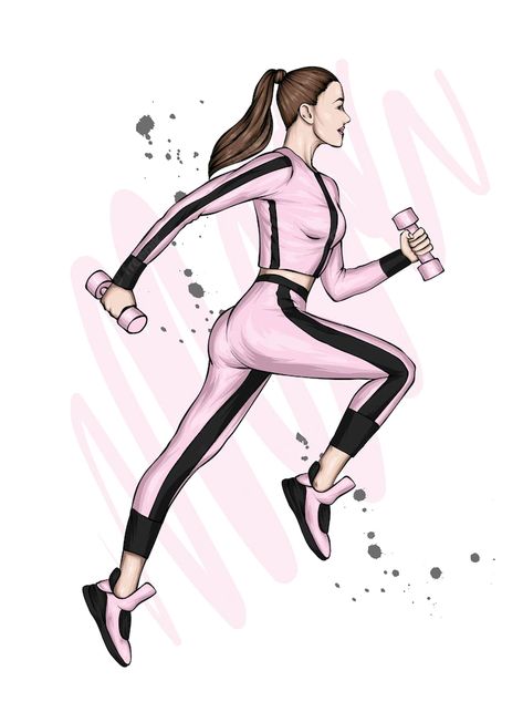 Sporty Fashion Illustration, Sport Fashion Illustration, Fitness Illustration Woman, Sports Wear Illustration Sketch, Sports Wear Illustration, Sportswear Fashion Illustration, Active Wear Fashion Illustration, Sports Wear Fashion Illustration, Sport Drawing