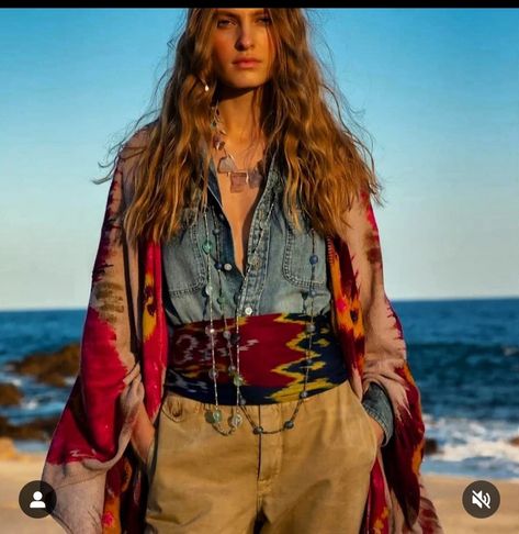 Look Boho Chic, Mode Hippie, Tailored Clothes, Looks Country, Ralph Lauren Style, Retro Mode, Estilo Chic, Ralph Lauren Collection, Denim And Supply