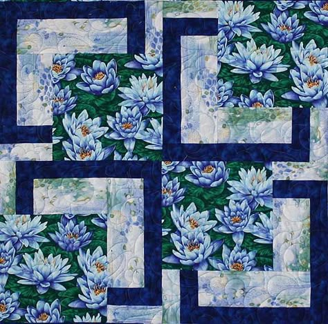 Quilts With Focus Fabric, Quilts Using Focus Fabric, Lilac Quilt Patterns, 5 Colour Quilt Pattern, Focus Fabric Quilts Large Prints, Floral Quilt Patterns Large Prints, Prize Winning Quilts, Quilt Pattern For Large Print Fabric, Quilts With Large Print Fabric