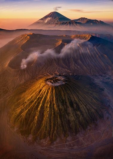 "Bromo Mountain" by Ali Alsulaiman #fstoppers #Aerial #bromo #MountBromo #mt.bromo #eastjava #indonesia #asia #activevolcano #sunrise #aerialdrone #drone Bromo Mountain, Mt Bromo, Mount Bromo, Hiking Photography, Mountain Nature, Nature Mountains, Mountains Landscape, Island Destinations, East Java