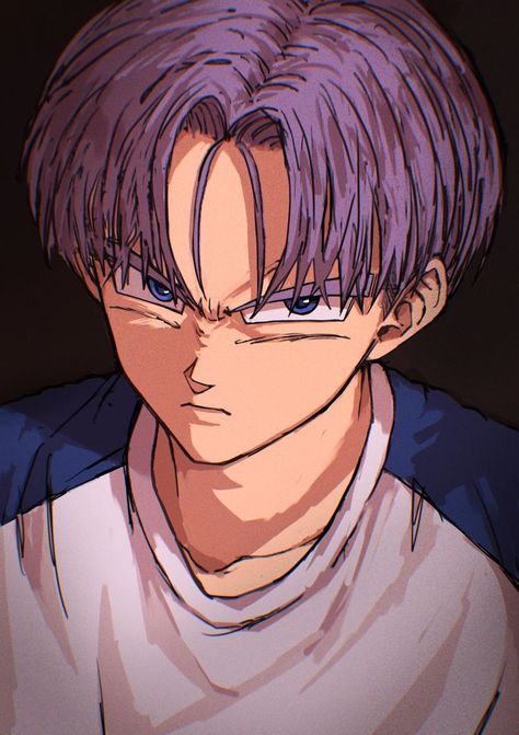 Trunks Dbz Fanart, Trunks Fanart, Future Trunks Dbz, Dragon Ball Trunks, Trunks Dragon Ball, Trunks Dbz, Goten Y Trunks, Madara Wallpaper, Sky Anime