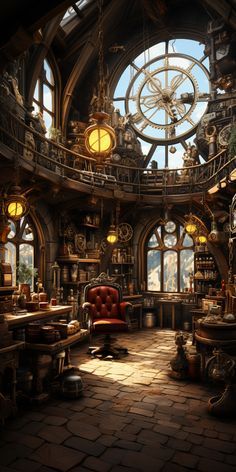 Steampunk Window, Steampunk House Interiors, Steampunk Building, Steampunk Architecture, Worst Day Of My Life, Steampunk Bedroom, Steampunk Interior, Steampunk City, Steampunk Furniture