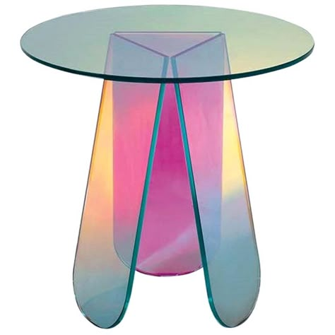 Shimmer Circular Small Low Table, by Patricia Urquiola for Glas Italia David Hicks, Porto Rico, Table Haute, Low Table, Patricia Urquiola, Barker And Stonehouse, W Magazine, High Table, Soap Bubbles