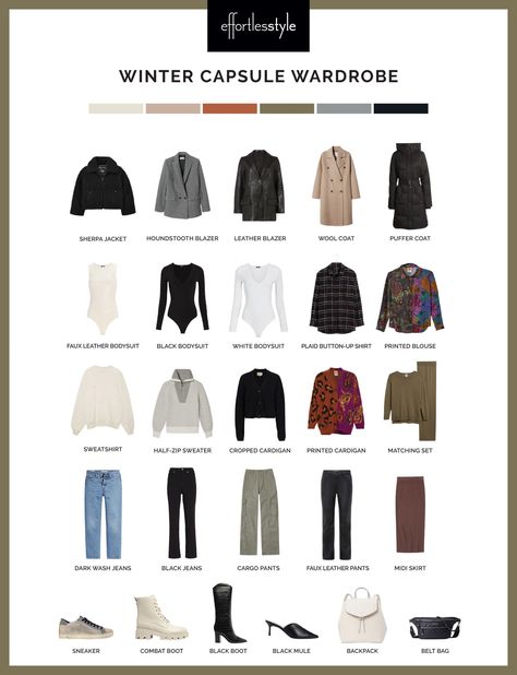 Edgy Capsule Wardrobe 2023, Casual Fall Capsule Wardrobe 2023, Bodytypes Woman, Winter Capsule Wardrobe 2023, Edgy Capsule Wardrobe, Body Shape Outfits, Winter Street Wear, Capsule Wardrobe Winter, Workwear Capsule Wardrobe