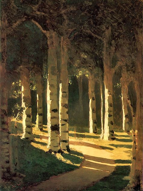 https://flic.kr/p/AQ5EV1 | kuindzhi, arkhip - Sunlight in a Park | Arkhip Kuindzhi  1842-1910  Oekraïne Russian Painting, Russian Art, Landscape Artist, Painting Reproductions, Artwork Painting, Impressionism, The Park, In The Dark, Art Boards