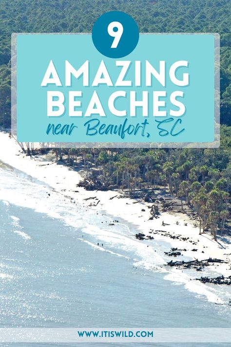 This list of amazing vacation destinations near Beaufort, SC features some of the best beaches in the area. If you live in the Beaufort, South Carolina area, you'll want to add these vacation destinations to your travel bucket list. These beach locations are beautiful places for family travel and awesome US travel destinations. #places #fallbucketlist #beach #beachphoto #traveldestinations Beaufort South Carolina, Sunny Vacation, Beaufort Sc, South Carolina Beaches, Fall Bucket List, Us Travel Destinations, Best Beaches, Beach Fun, Beach Photos