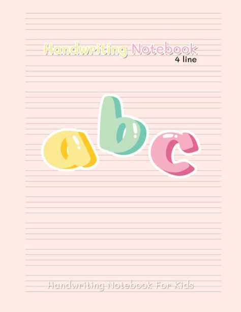 Handwriting Notebook For Kids: Four Line Notebook Handwriting : 200 Pages Blank 4 Line Notebook For Kids : 4 Line Ruled Notebook : Ideal For Good Practice Handwriting: Amazon.co.uk: BigPub, MMM: Books Notebook Handwriting, Handwriting Exercises, Handwriting Notebook, Handwriting Practice Paper, Practice Handwriting, Handwriting Paper, Perfect Binding, Exercise Book, Ruled Notebook