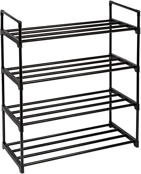 Steel Shoe Rack Ideas, Shoe Rack Ideas Modern, Shoe Rack Design, Steel Shoe Rack, Shoe Rack Ideas, Black Shoe Rack, Main Gates, Gates Design, House Main Gates Design